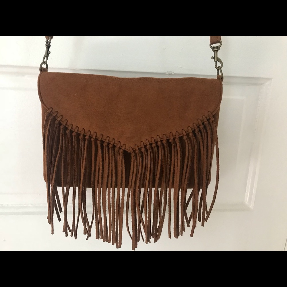 Express Fringe Boho Crossbody